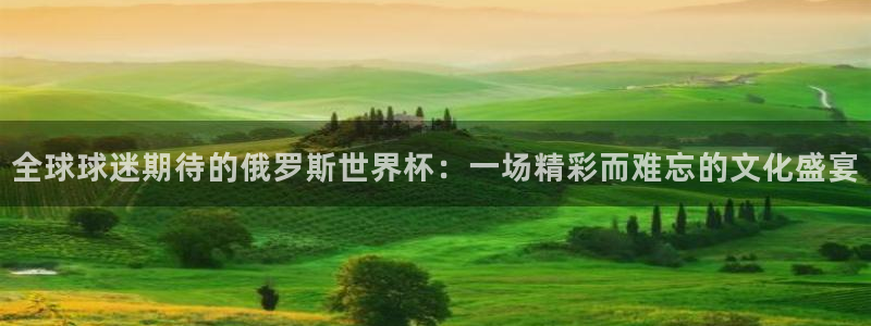 世界杯比赛直播：全球球迷期待的俄罗斯世界杯：一场精彩而难忘的文化盛宴